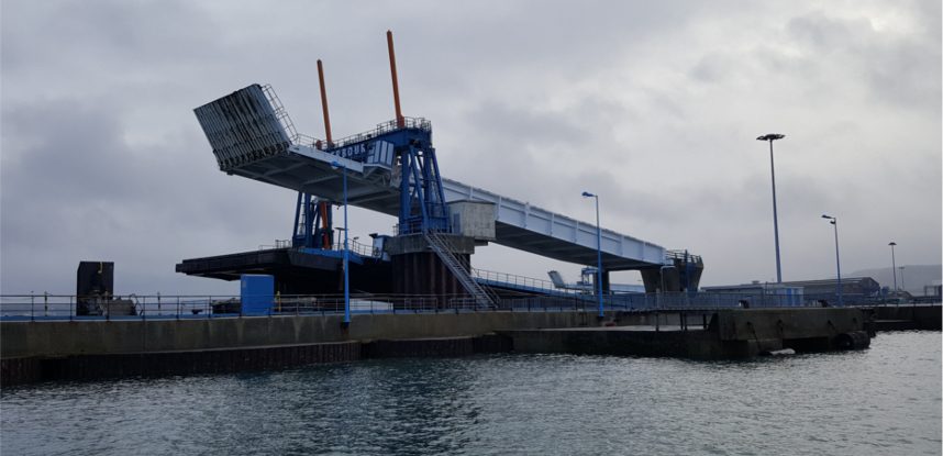Etude de faisabilité pour la modification de la passerelle RORO 4 du Port de Cherbourg