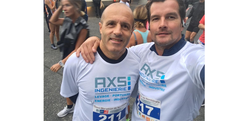 AXS INGENIERIE participe au semi-marathon de Normandie 2018