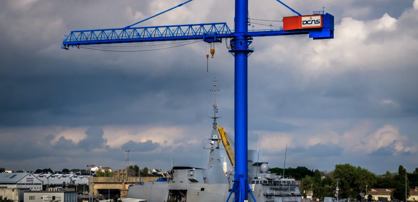 NAVAL GROUP LORIENT nous confie 4 études de fatigue pour 3 grues et 1 portique industriel